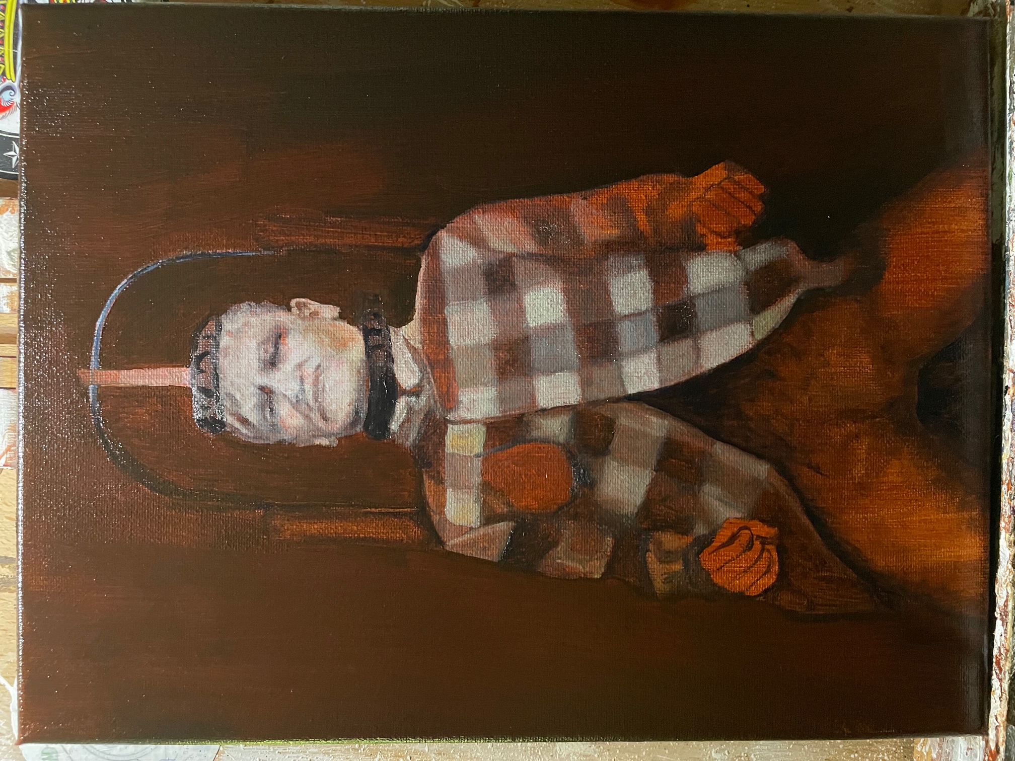 Original painting detail